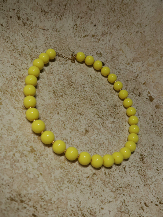 Grote ronde kralen ketting
