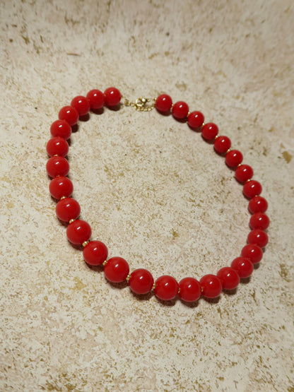 Grote ronde kralen ketting